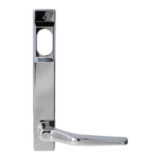 Cylinderskylt 12mm Utsida Trycke   Classic Krom