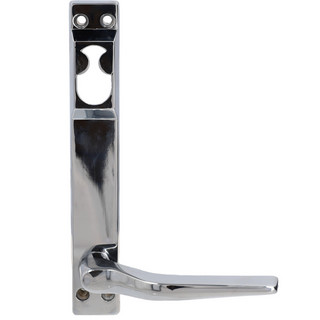 Cylinderskylt 16mm Insida Trycke Classic Krom