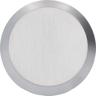 Täckskylt 11mm Utsida Mattkrom