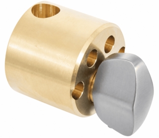 Vredcylinder 13 Rund Mattkrom