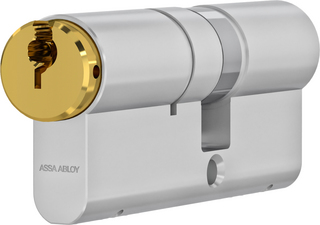 Cylinder D12 12M22 Standard 3 Nycklar Mattkrom