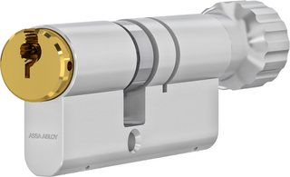 Cylinder D12 12M24 Standard 3 Nycklar Mattkrom