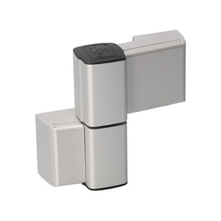 Gångjärn 60AT 2-Del 62,5mm Platta  15mm Natur