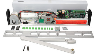 Dörrsautomatiksats Slimdrive EMD-F Tryckande Silver