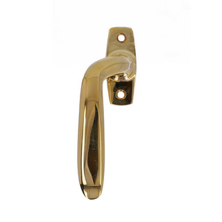 Handtag 2689 Vänster 8x43 Olackad  Polerad Mässing