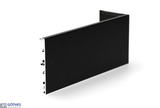Täckprofil Hög Porta 60/100 HC     2,5m svart