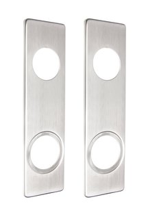 Täckskylt 64 Mattkrom