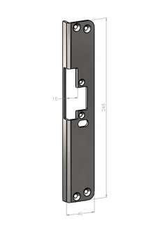 Monteringsstolpe SA603H-15 Höger