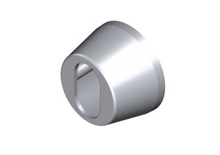 Cylinderring 30mm Utsida           Mattkrom