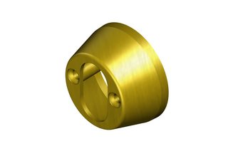 Cylinderring 30mm Insida           Matt Mässing