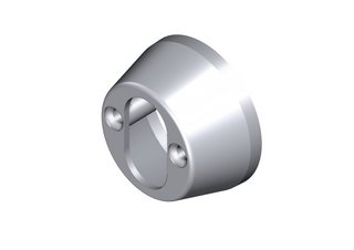 Cylinderring 30mm Insida           Mattkrom