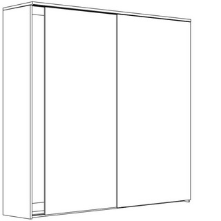 Beslagsats Clipo 36 H MS 3-Dörr
