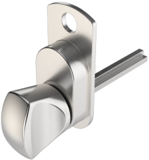 Vred för Långskylt TT01 43mm Matt Nickel