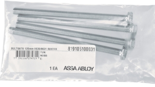 Skruvsats 25 120mm Halvsats till Draghandtag Rostfri