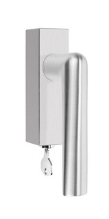 Handtag INC PBI102-DKLOCK Höger    Matt Rostfritt