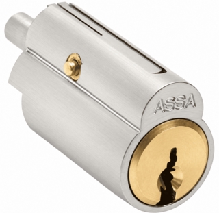 Cylinder D12 1216 Lika Låsning Ej Nycklar Mattkrom