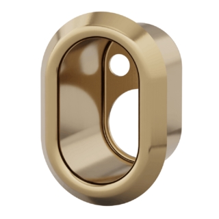 Cylinderskylt DA 7395 Matt Mässing PVD