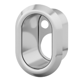 Cylinderskylt DA 7395 Mattkrom