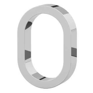 Distansring DA 7395 10mm Krom