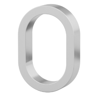 Distansring DA 7395 10mm Mattkrom