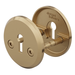 Nyckelskylt DA 7190                Matt Mässing PVD