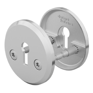 Nyckelskylt DA 7190                Mattkrom