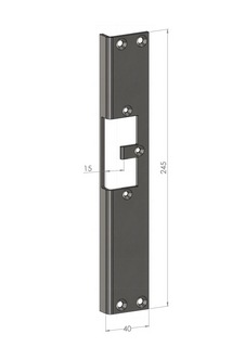 Monteringsstolpe SC30V-15 Vänster