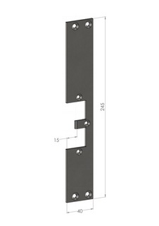 Monteringsstolpe SC31H-15 Höger