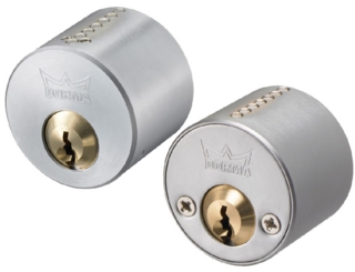 Cylinder DC5400 Enligt Låsning utan nycklar Mattkrom