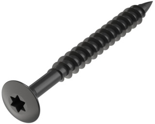 Träskruv WH-S TKFT 4,5X45 A2 Svart
