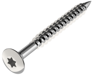 Träskruv WH-S TKFT 4,5X45 A2 Krom