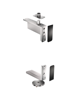Pivotgångjärn System One 40 Klass GRund RF Platt+SV Täcklock