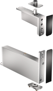 Pivotgångjärn System M+ 40 Klass E Flush Rund RF Platt+SV Täcklock
