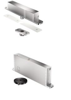 Pivotgångjärn System M+ TP-R Klass E Rund SV Platt+VI PT-R lock