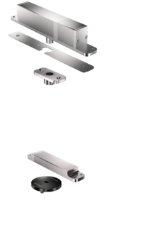 Pivotgångjärn System One TP-R KlassG Rund SV Platt+RF PT-R lock