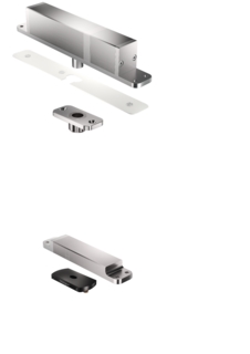 Pivotgångjärn System One TP-R KlassG Rektangulär SV Platt+VI PT-R lock