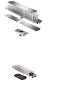 Pivotgångjärn System One TP-R KlassG Rektangulär SV Platt+RF PT-R lock