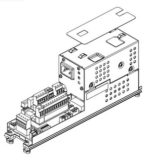 Styrmodul CU-300 med EXU-SI        och EXU-SA SW300