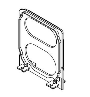 Plastskarv SW100/SW200 Svart