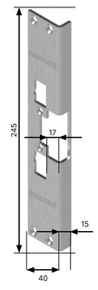 Monteringsstolpe 912-17V