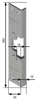 Monteringsstolpe 541-14V