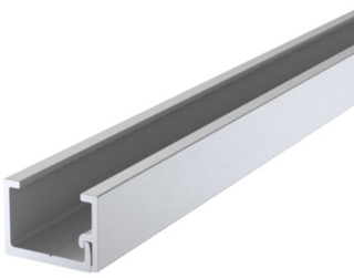 Glasväggsprofil RG-517 Fast        6100X20X27 Natur