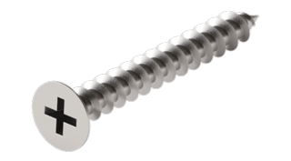 Försänkt träskruv 5x40 mm Förzinkad