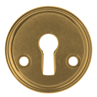 Nyckelskylt 5431 med Träskruv Olackad Polerad Mässing