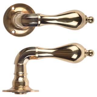 Trycke 5513A med M4-Skruv Olackad Polerad Mässing