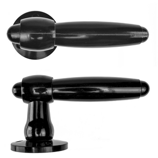 Trycke 5597 med Träskruv Bakelit Svart