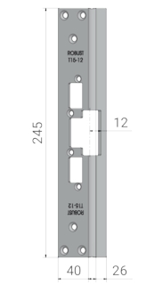 Monteringsstolpe T15-12