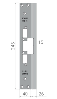 Monteringsstolpe T15-15