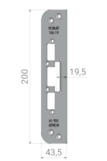Monteringsstolpe T45-19