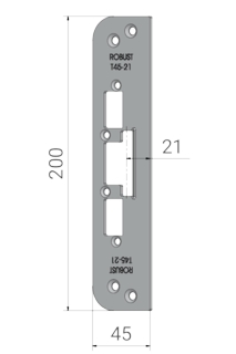 Monteringsstolpe T45-21